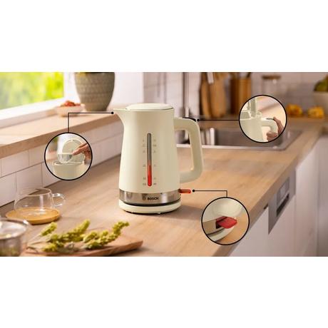 Bosch TWK4M227GB MyMoment kettle 1.7L Cream Cream