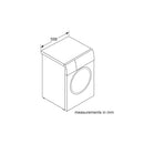 Bosch WGB256A1GB Series 8 i-DOS WiFi enabled 10 kg 1400 Spin Washing Machine White