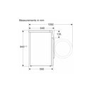 Bosch WGB256A1GB Series 8 i-DOS WiFi enabled 10 kg 1400 Spin Washing Machine White