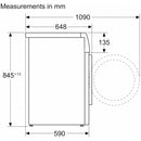 Bosch WGB256A2GB Series 8 10kg with 1400 Spin Washing Machine White - A Rated