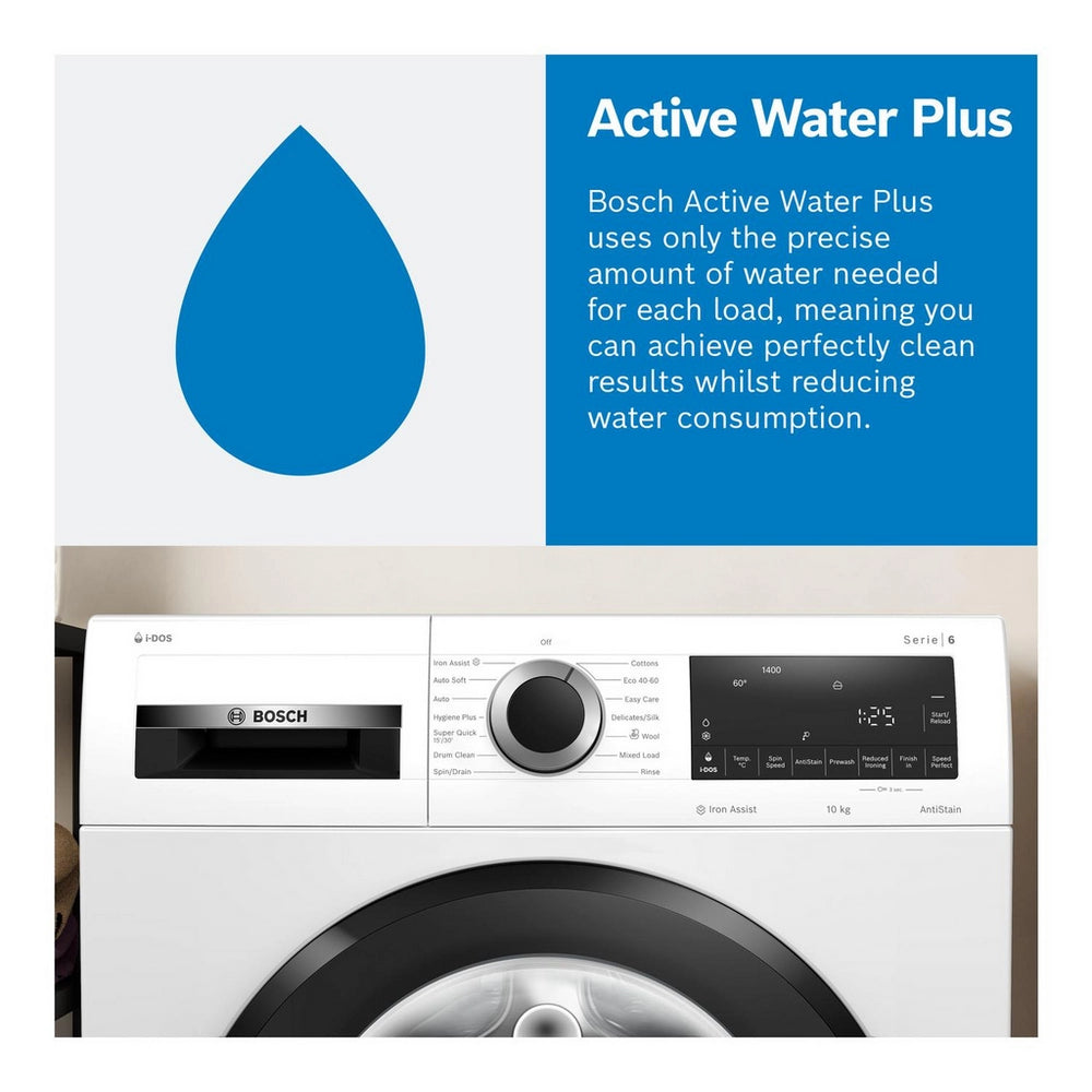 Bosch WGG254Z0GB Series 6 10kg 1400 Spin Freestanding Washing Machine White CLEARANCE