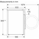 Bosch WGH254ARGB Series 6 10kg with 1400 Spin Washing Machine Graphite - A Rated