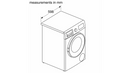 Bosch WNA134U8GB 8kg 5kg 1400 Spin Washer Dryer White White