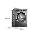 Bosch WNG254R1GB Series 6 Freestanding Washer Dryer 10.5+6kg 1400 Spin Graphite