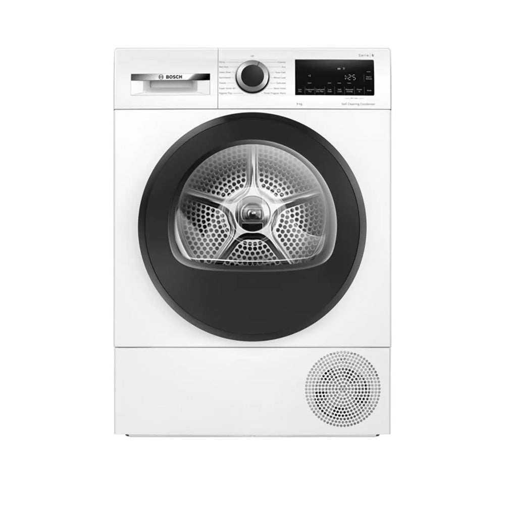 Bosch WQG24502GB Series 6 9kg Heat Pump Tumble Dryer White - A+++ Rated White