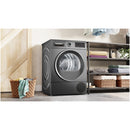 Bosch WQG245R1GB Series 6 9kg Heat Pump Tumble Dryer Graphite - A+++ Rated