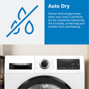 Bosch WTN83202GB Series 4 8Kg Condenser Tumble Dryer White