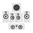 Bowers & Wilkins 606 & 607 S3 5.1 Surround Sound Speaker Package White White