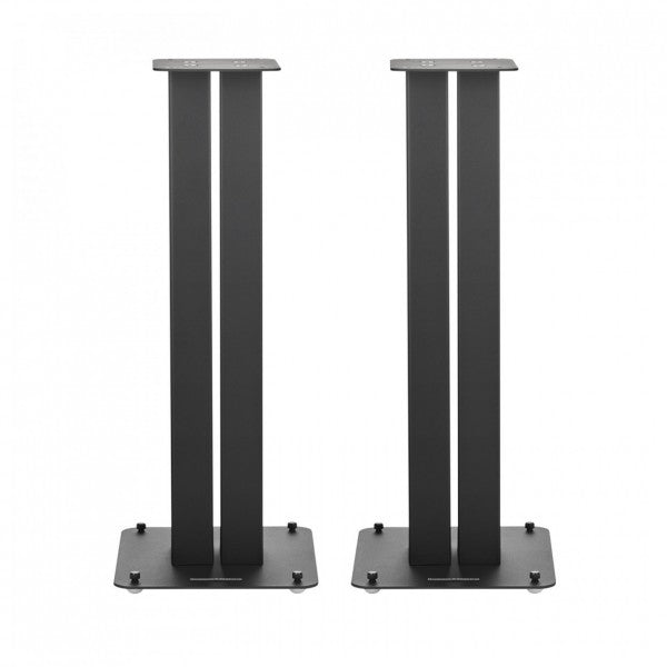 Bowers & Wilkins 606 S3 Bookshelf Speakers with FS-600 S3 Stands Black Black