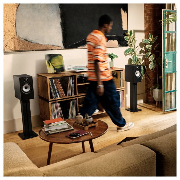 Bowers & Wilkins 606 S3 Standmount Speakers Pair Black Black