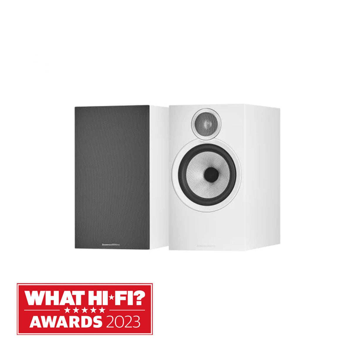 Bowers & Wilkins 606 S3 Standmount Speakers Pair White White