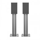 Bowers & Wilkins 607 S3 Bookshelf Speakers Oak with FS-600 S3 Silver Stands Oak