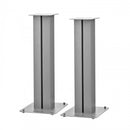 Bowers & Wilkins 607 S3 Bookshelf Speakers Oak with FS-600 S3 Silver Stands Oak