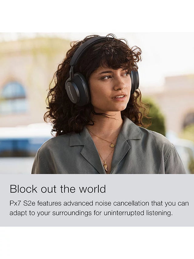 Bowers & Wilkins PX7 S2e Over-Ear Noise Cancelling Headphones Anthracite Black Black