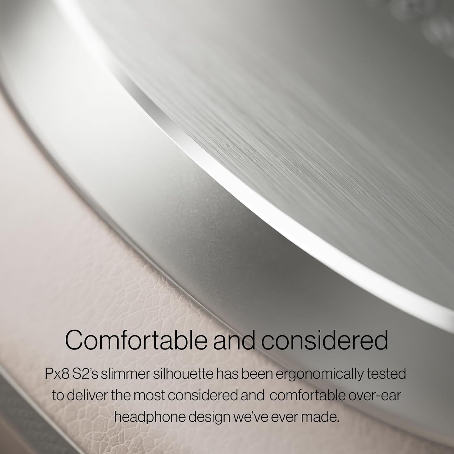 Bowers & Wilkins Px8 S2 Over Ear Noise Cancelling Wireless Headphones - Warm Stone Warm Stone