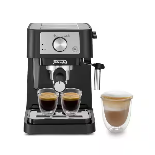 Delonghi EC260.BK Stilosa Traditional Barista Pump Manual Espresso Coffee Machine Black