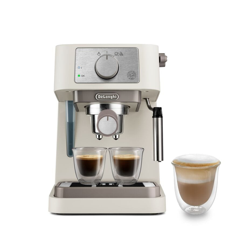 Delonghi EC260.CR Stilosa Traditional Barista Pump Manual Espresso Coffee Machine Cream Cream