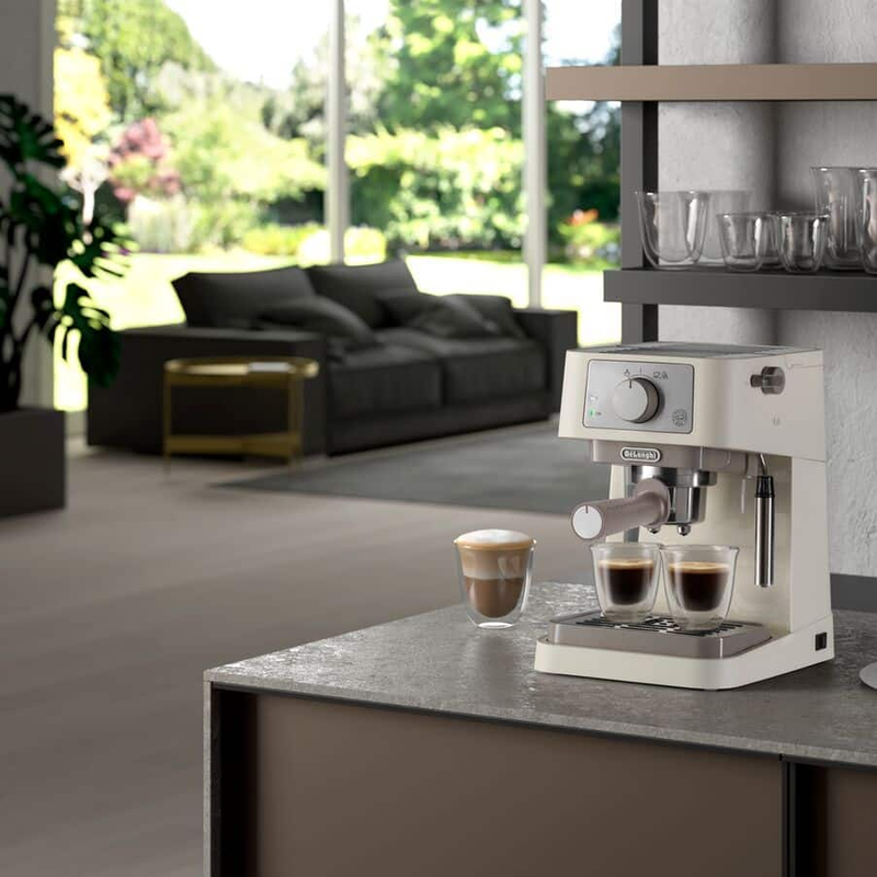 Delonghi EC260.CR Stilosa Traditional Barista Pump Manual Espresso Coffee Machine Cream Cream