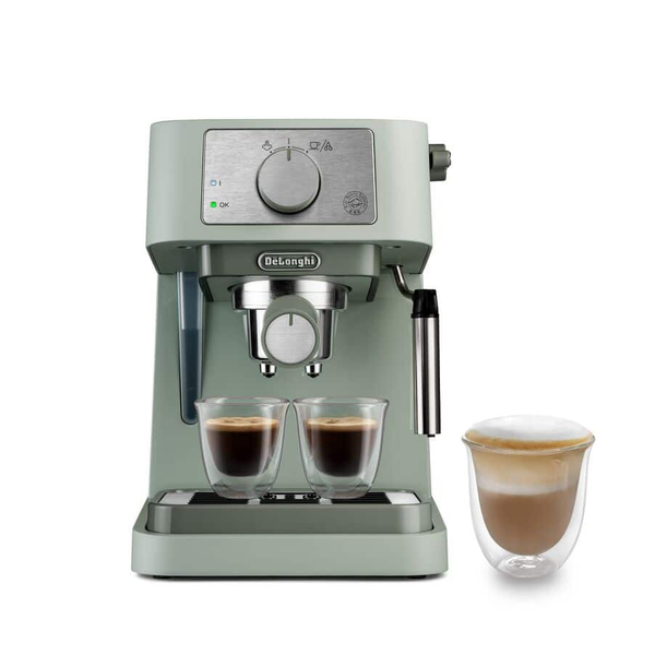 Delonghi EC260.GR Stilosa Traditional Barista Pump Manual Espresso Coffee Machine Green Green