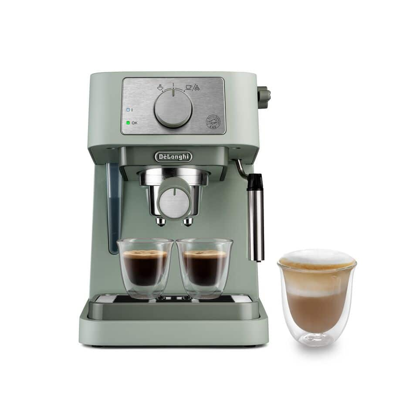 Delonghi EC260.GR Stilosa Traditional Barista Pump Manual Espresso Coffee Machine Green Green