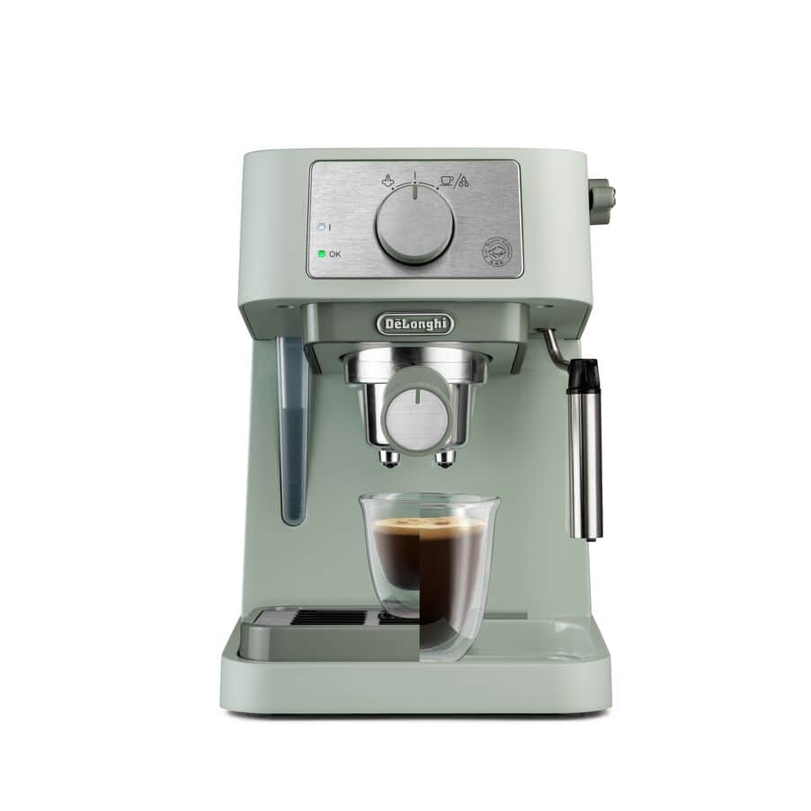 Delonghi EC260.GR Stilosa Traditional Barista Pump Manual Espresso Coffee Machine Green Green