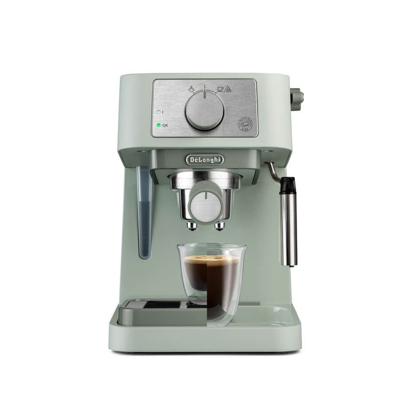 Delonghi EC260.GR Stilosa Traditional Barista Pump Manual Espresso Coffee Machine Green Green