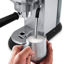 Delonghi EC885.M Dedica Arte Manual Espresso Coffee maker with new milk frothing function Silver Silver