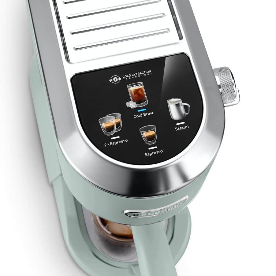 Delonghi EC890.GR Dedica Duo with Advanced Milk Steam Wand Manual Espresso Machine Green Green