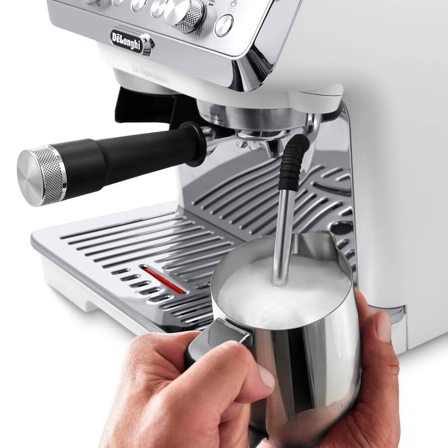 DeLonghi EC9155.WH La Specialista Arte Compact Manual Bean to Cup Manual Coffee Machine White