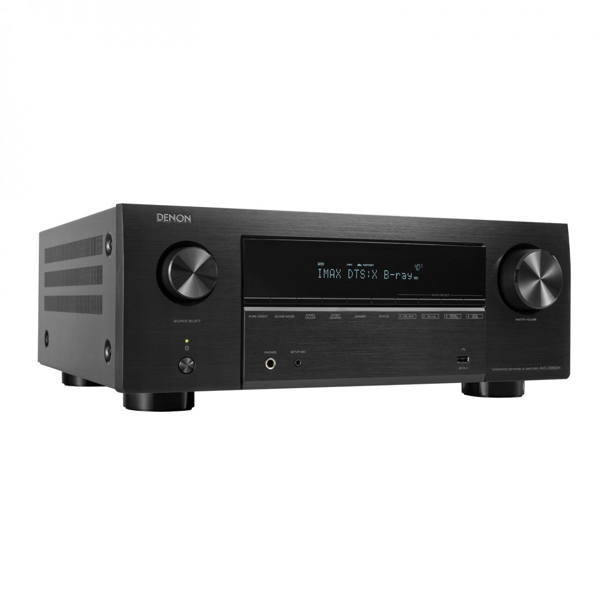 Denon AVC-X3800H 9.4 Ch 180W 8K AV Receiver with Monitor Audio Bronze 300 7G 5.1 Speaker Package