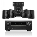 Denon AVC-X3900H 9.4 Ch. 8K Dolby Atmos AV Amplifier with Wharfedale DX3 HCP 5.1 Black Speaker Package
