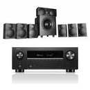 Denon AVC-X3900H 9.4 Ch 8K Dolby Atmos AV Amplifier with Wharfedale DX3 HCP 7.1 Black Speaker Package