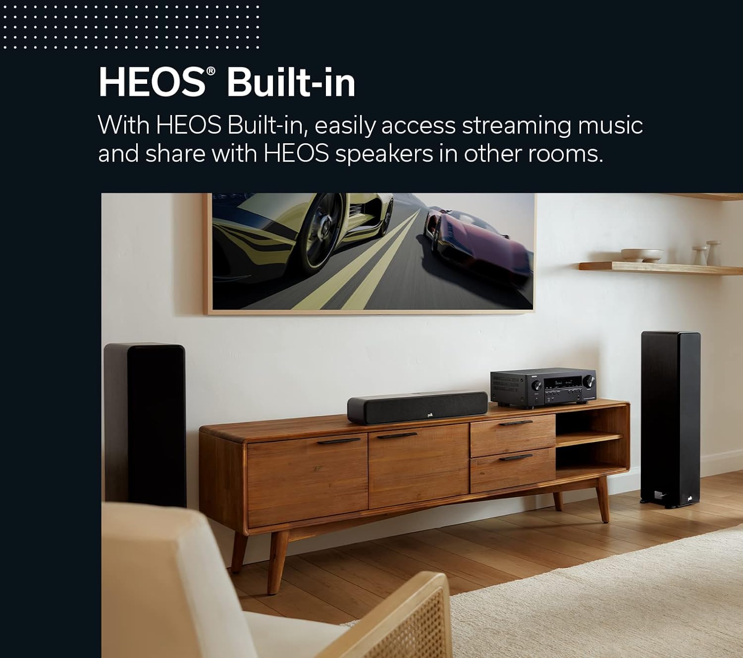 DENON AVR-S970H 7.2 Ch 185W 8K with HEOS Built-in AV Receiver Ex-Display Clearance