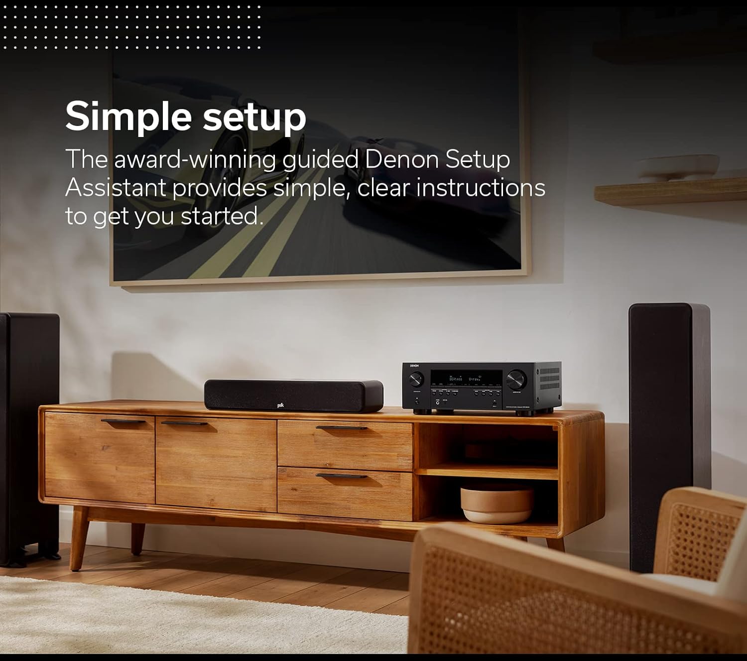 DENON AVR-S970H 7.2 Ch 185W 8K with HEOS Built-in AV Receiver Ex-Display Clearance