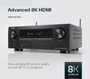 DENON AVR-S970H 7.2 Ch 185W 8K with HEOS Built-in AV Receiver Ex-Display Clearance