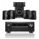 Denon AVR-X2900H DAB 7.2 Ch. 8K Dolby Atmos AV Receiver with Wharfedale DX3 HCP 5.1 Black Speaker Package