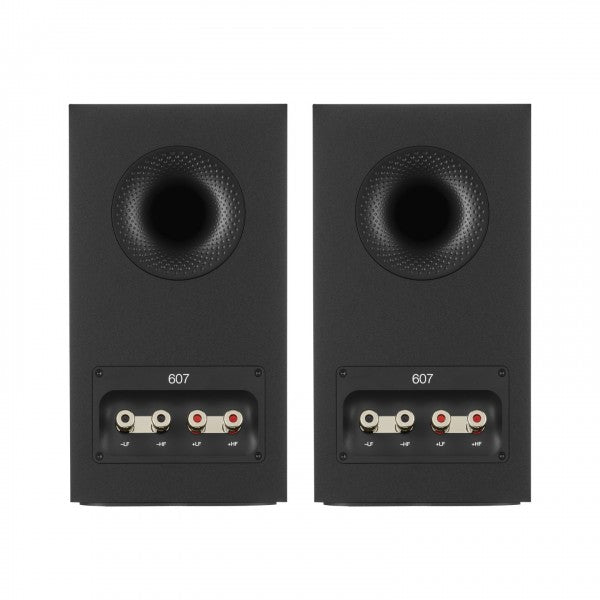 Denon AVRS670H 5.2 Ch 8K AV Receiver with Bowers and Wilkins 607 S3 5.1 Surround Sound Speaker Package Black Black