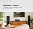 DENON AVRS770H 7.2 Ch 75W 8K AV Receiver With HEOS Built In Black