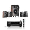 Denon AVRS970H AV Receiver With Wharfedale DX3 HCP 5.1 Speaker Package Walnut Walnut