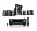 Denon AVRS970H AV Receiver With Wharfedale DX3 HCP 7.1 Speaker Package Black Black