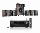 Denon AVRS970H AV Receiver With Wharfedale DX3 HCP 7.1 Speaker Package Walnut Walnut