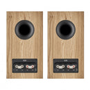Denon CEOL RCD-N12 DAB+ Hi-Fi System White with Bowers & Wilkins 606 S3 Speakers Pair Oak