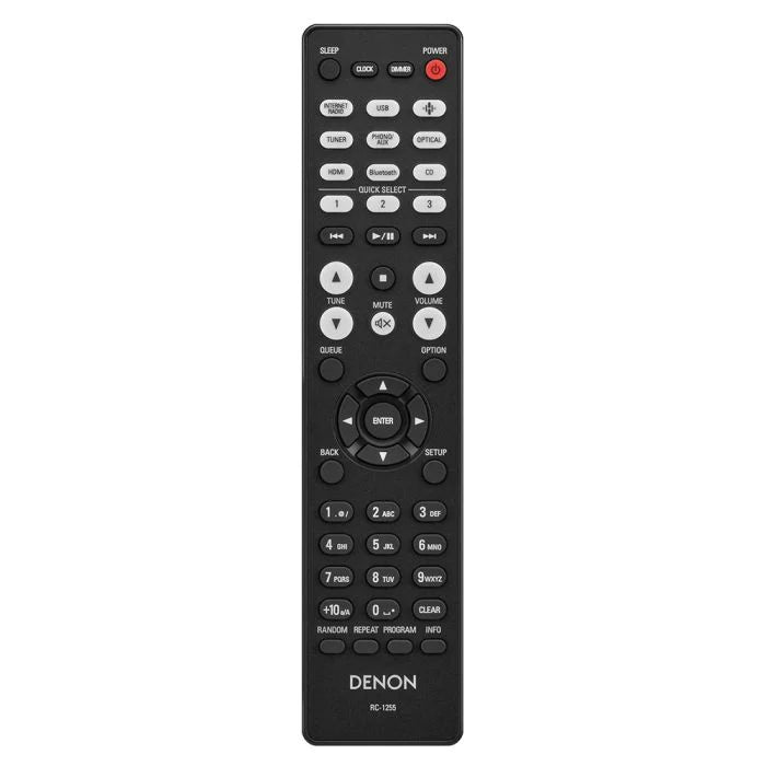 Denon CEOL RCD-N12 DAB+ Hi-Fi System with Klipsch R-60M Bookshelf Speakers Pair Black HiFi Package