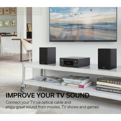 Denon CEOL RCDN11DAB DAB+ HiFi Network System Grey Ex-Display Clearance