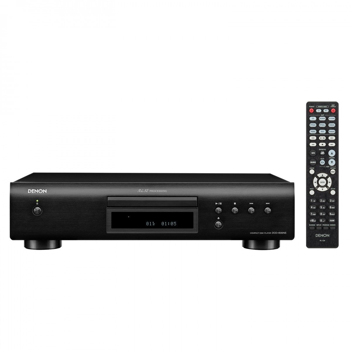 Denon PMA-600NE Amp & DCD-600NE CD Player Black with Wharfedale Diamond 12.3i Floorstanding Speakers Walnut Hi-Fi Bundle