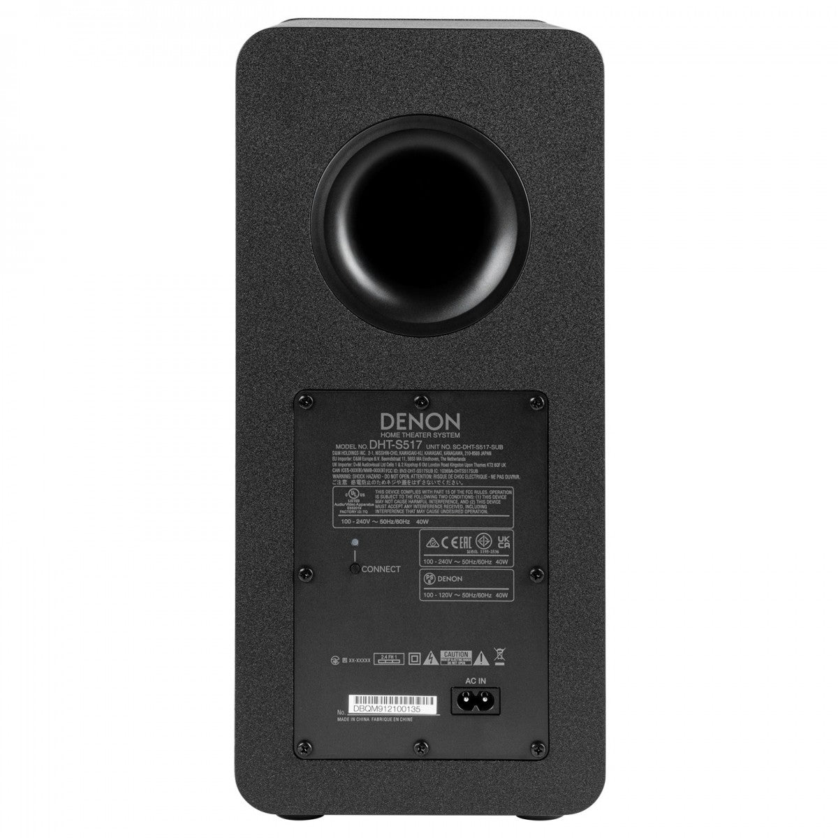 Denon DHTS517 Soundbar System with Dolby Atmos 3.1.2 3D Surround Sound and Wireless Subwoofer Ex-Display Clearance