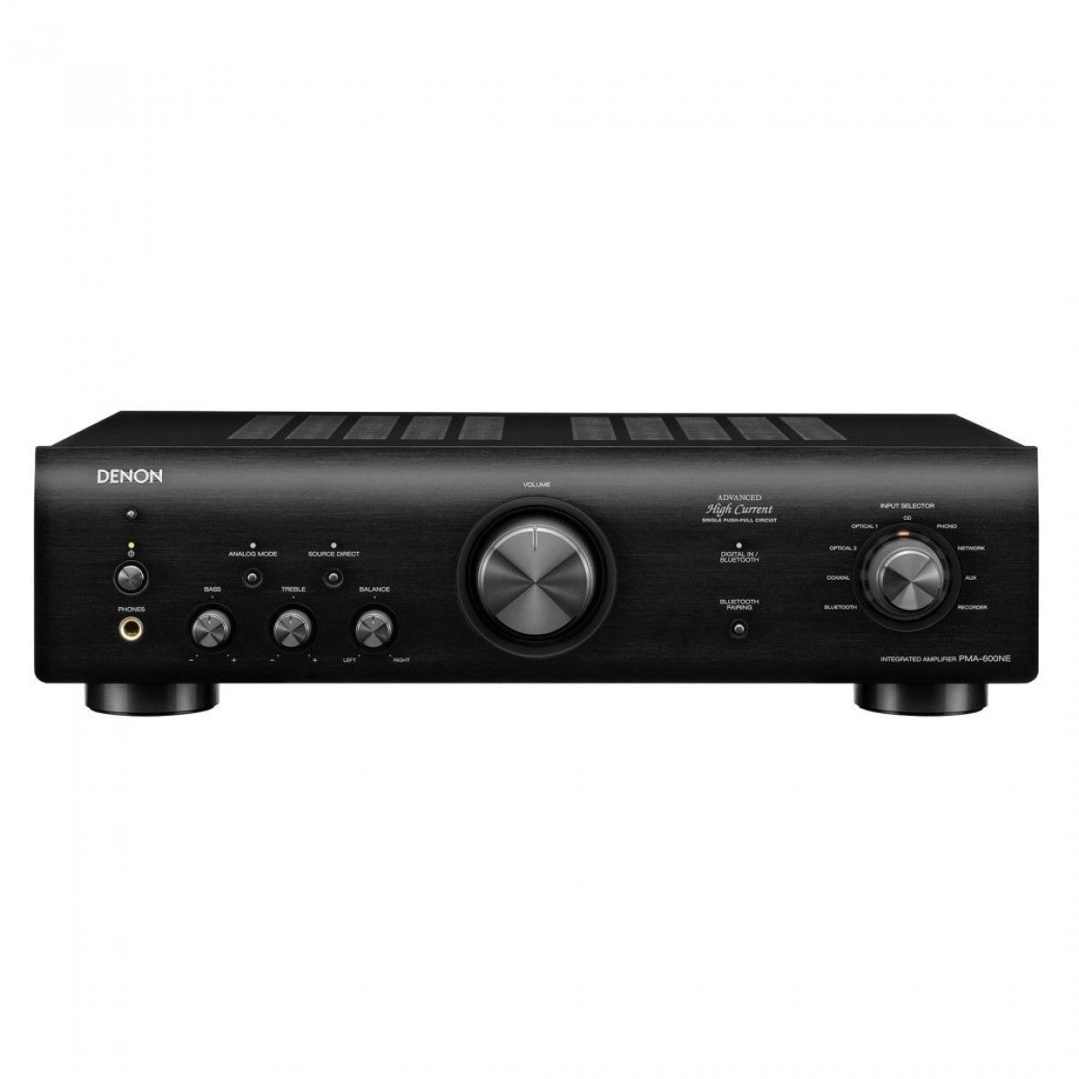 Denon PMA-600NE 2ch 70W Integrated Amplifier with Klipsch R-60M Bookshelf Speakers Pair Black HiFi Package