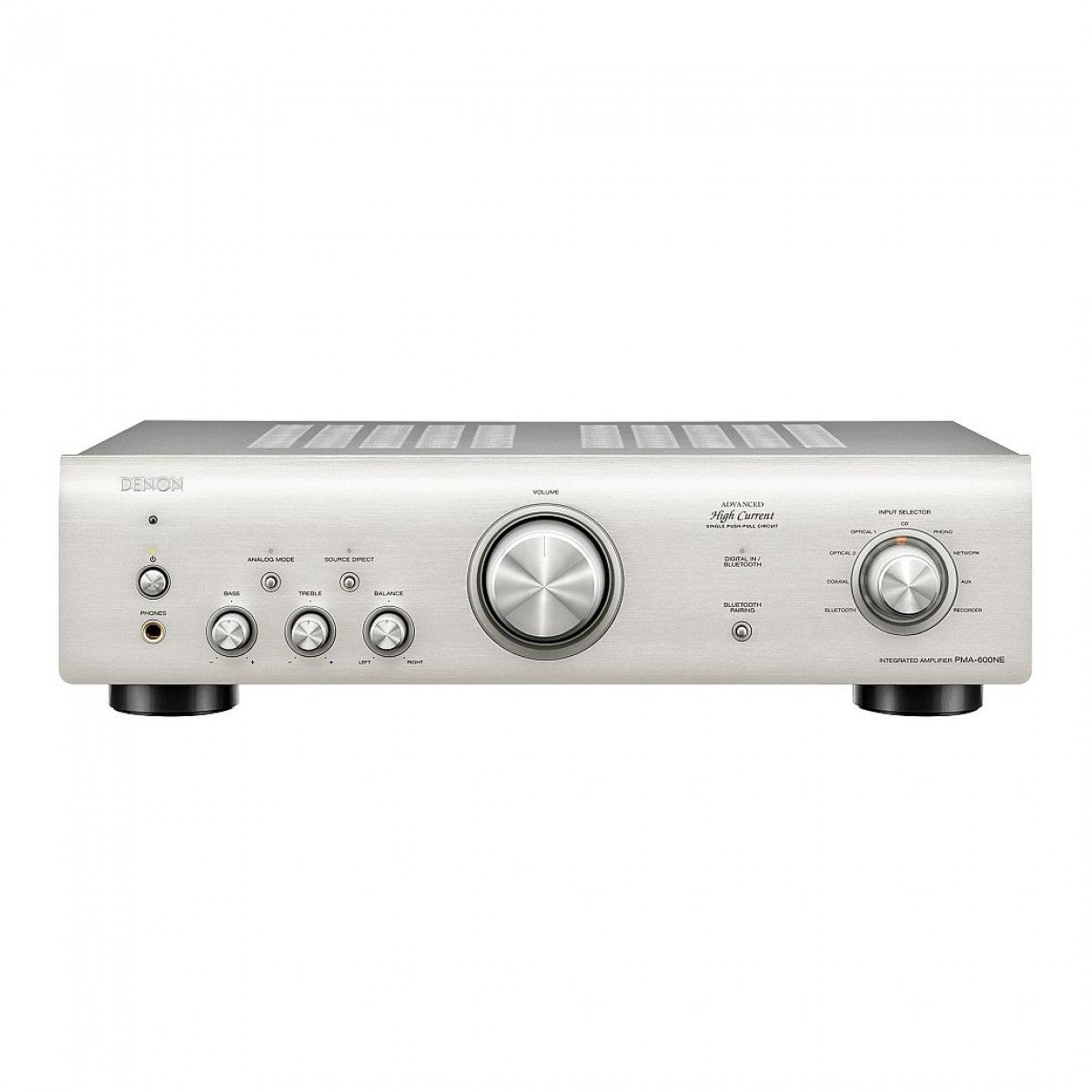 Denon PMA-600NE Amp & DCD-600NE CD Player Silver with Wharfedale Diamond 12.3i Floorstanding Speakers Grey Hi-Fi Bundle
