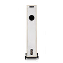 Denon RCD-N12DAB DAB+ All-In-One System White & Wharfedale Diamond 12.3 Floorstanding Speaker (Pair) Light Oak