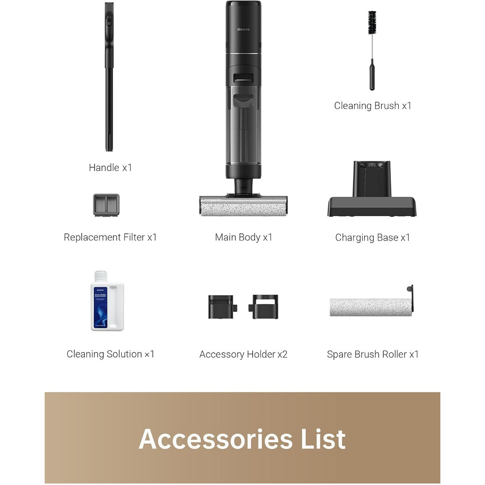 Dreame H12 Pro Wet & Dry Cordless Vacuum Cleaner - Black